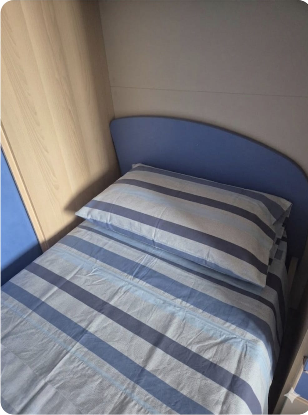 lenzuola gabel singola blu