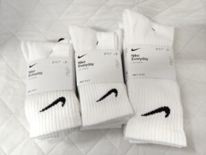 nike calzino bianco