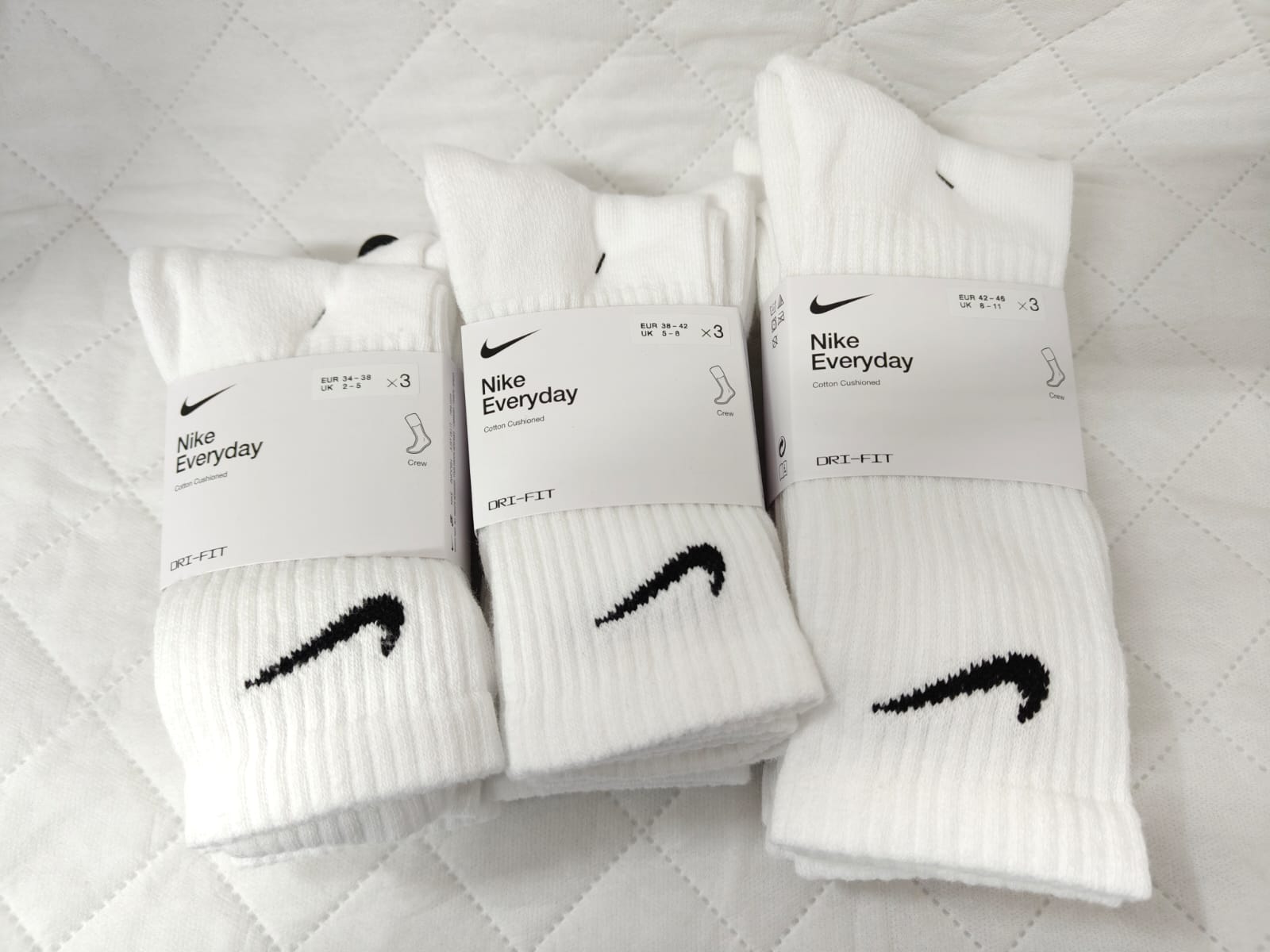 nike calzino bianco