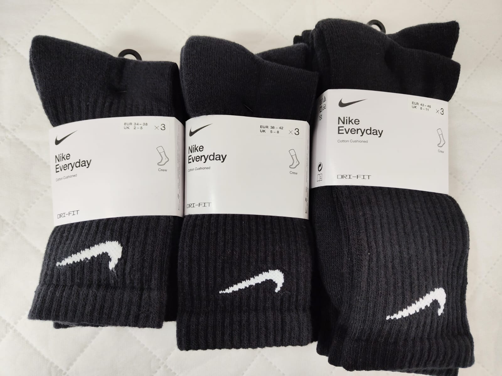nike calzino nero