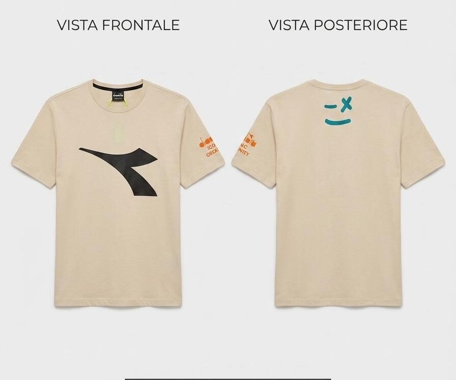 t shirt bambino\ragazzo diadora Mezza Manica