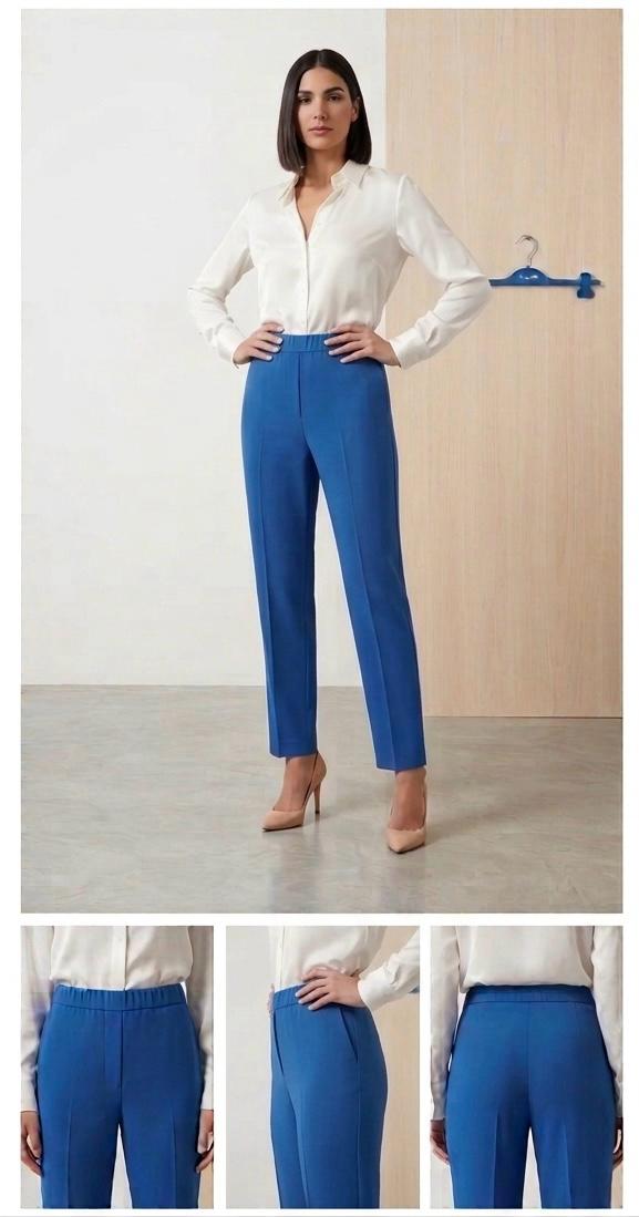 ciliegina pantalone blu