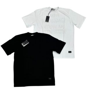 tshirt uomo con scritta avanti