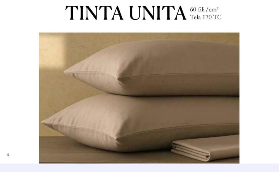 Coppia federa cotone Tinta unita
